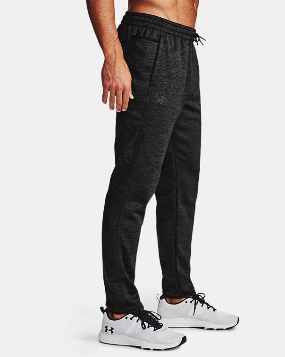 Men's Armour Fleece® Twist Pants, Black, pdpMainDesktop image number 2